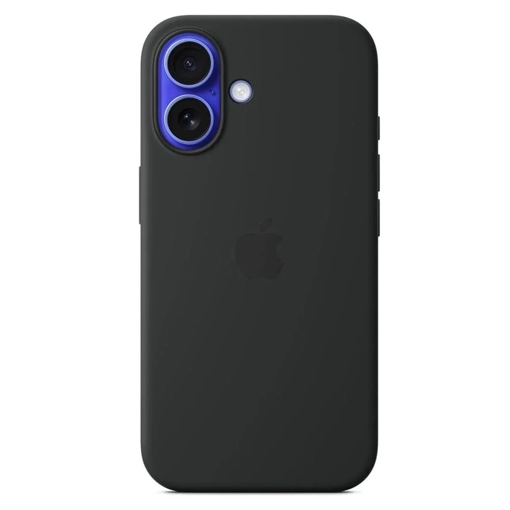 Apple iPhone 16 Silicone Case Black Matte MagSafe Camera Control NEW No Box